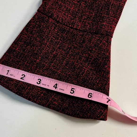 Victorian style blazer jacket pleated ruffles
shoulder pads bell sleeves tweed - Picture 7 of 9